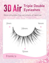 Wispy Natural Eyelashes 