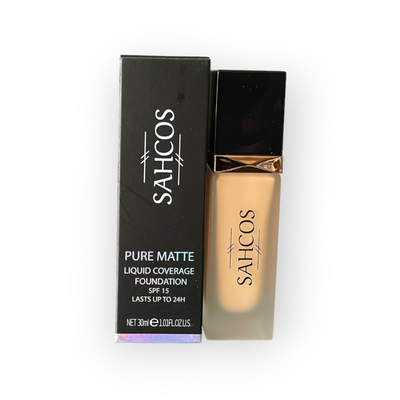 Pure Matte Liquid Coverage Foundation with SPF 15
